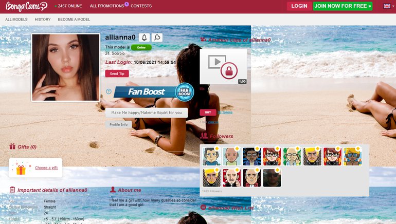 Bongacams Models quality