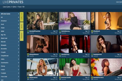 LivePrivates site